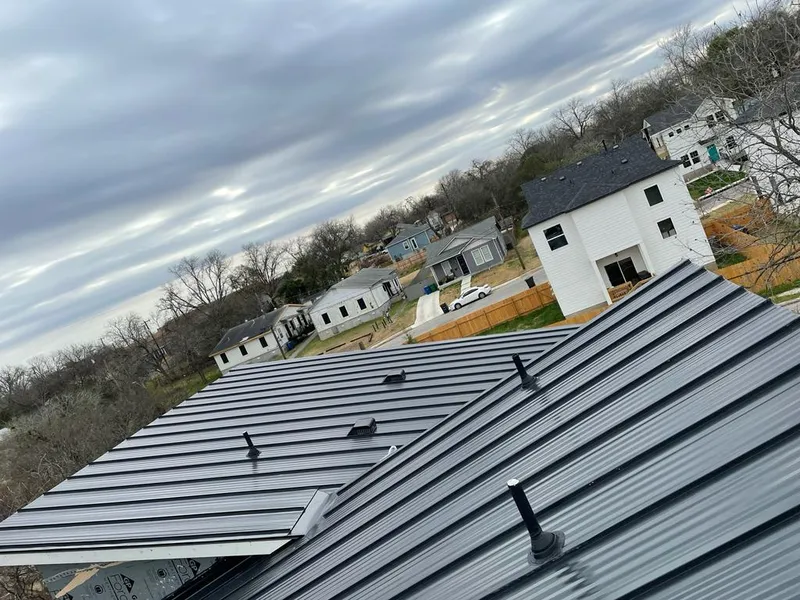Standing seam metal roof panels with vents for Skylight Repair in Youngstown